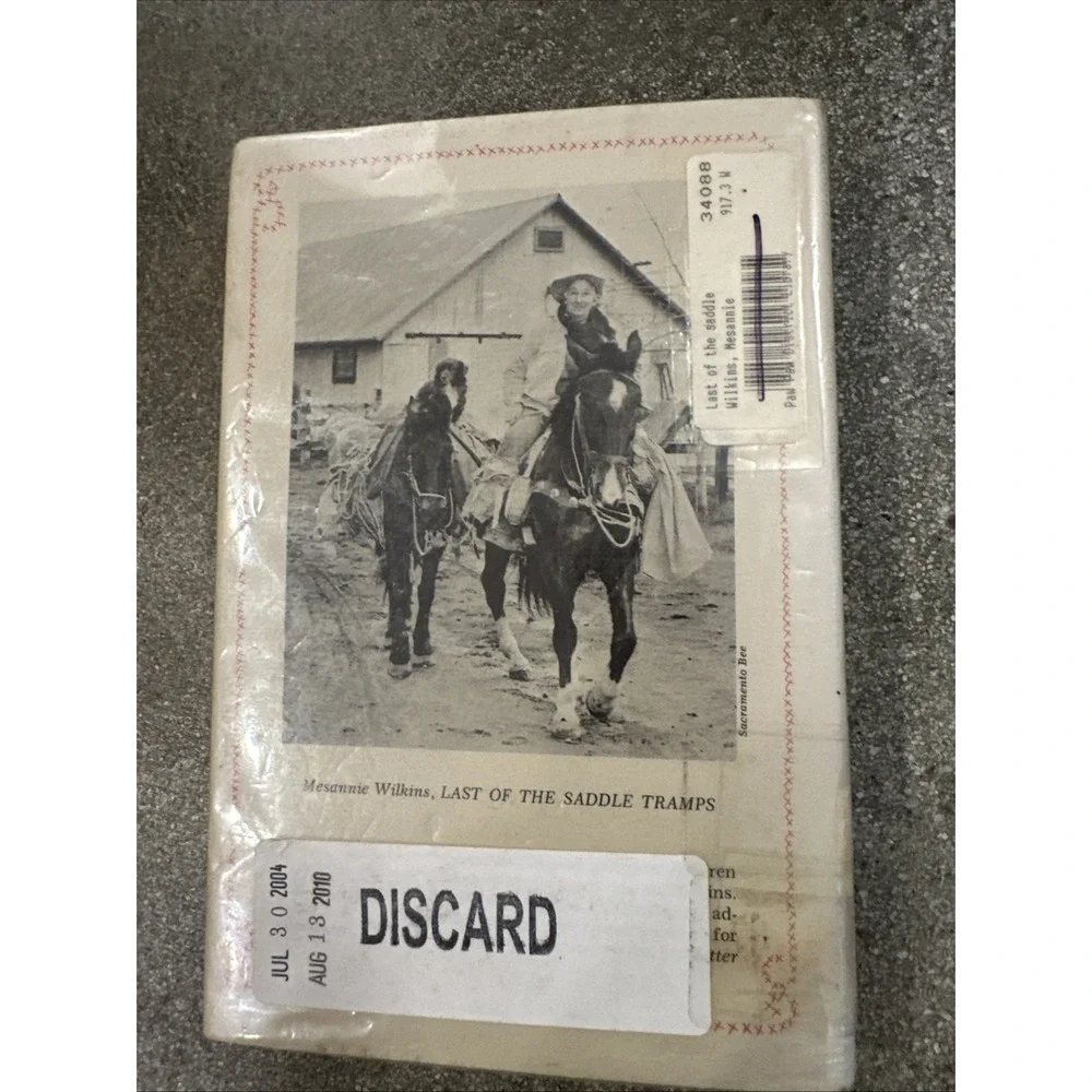 Last Of The Saddle Tramps March(1967)Second Print Messanie Wilkins W/Dust Jacket
